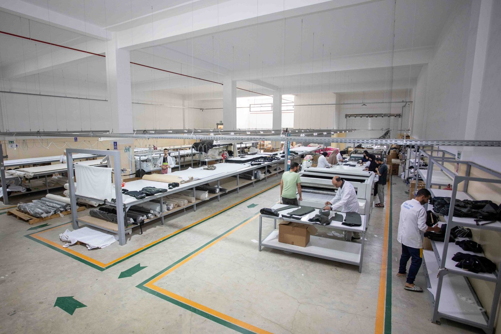 Production lines at Clear View Fashion